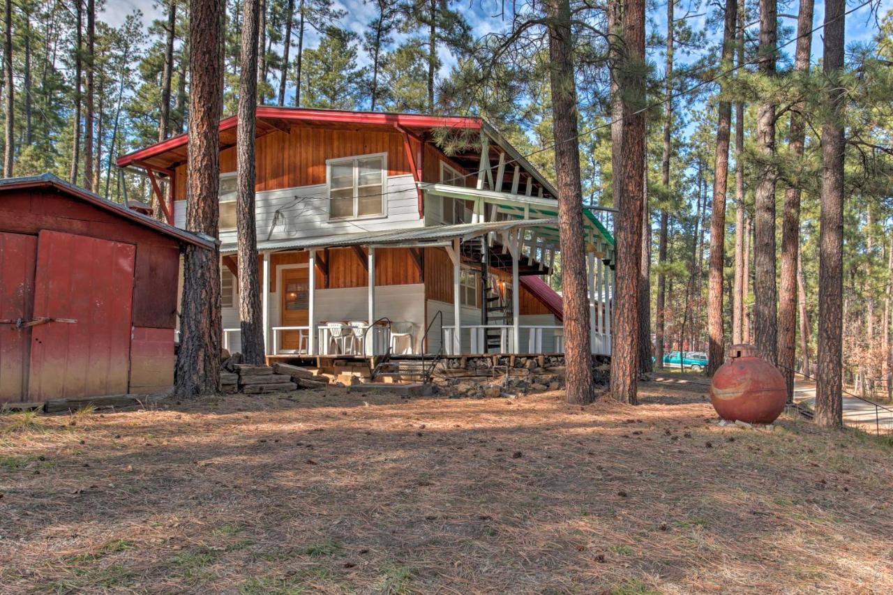 Ruidoso Cabin With Forest Views And Covered Porch Buitenkant foto